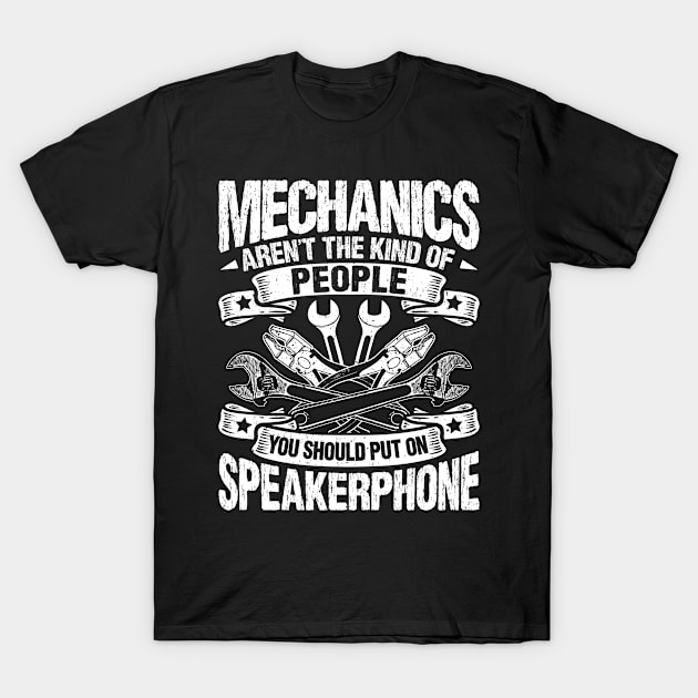 Mechanic Mechanist Mechanician Fitter T-Shirt by Krautshirts